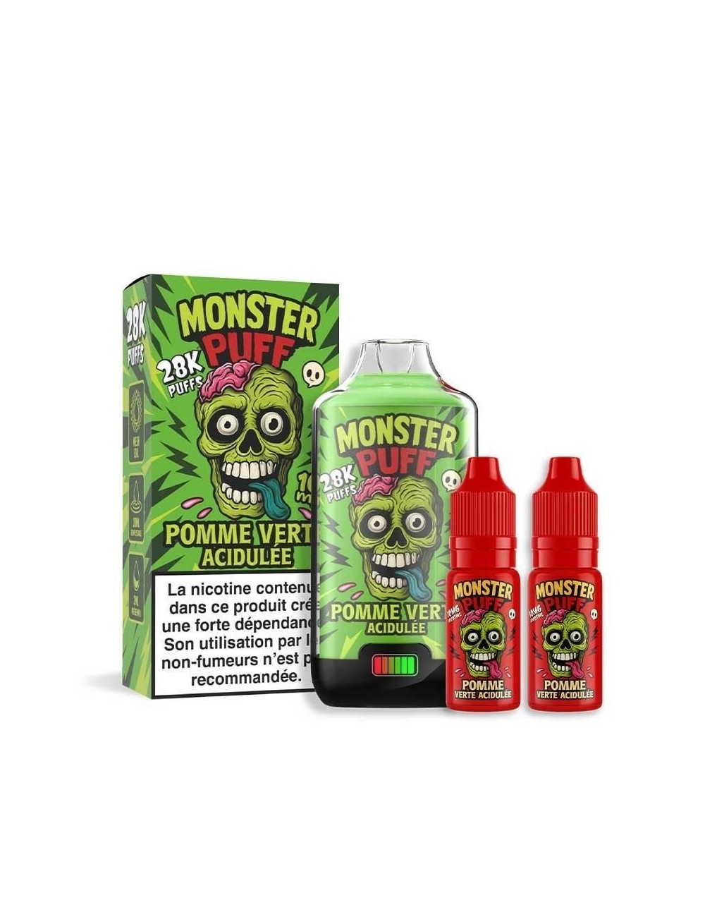 Pomme Verte Acidulée - Monster Puff 28K