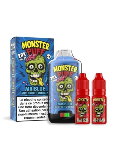 Mr. Blue Mix Fruits rouges - Monster Puff 28K