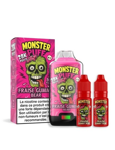Fraise Gummy Bear - Monster Puff 28K