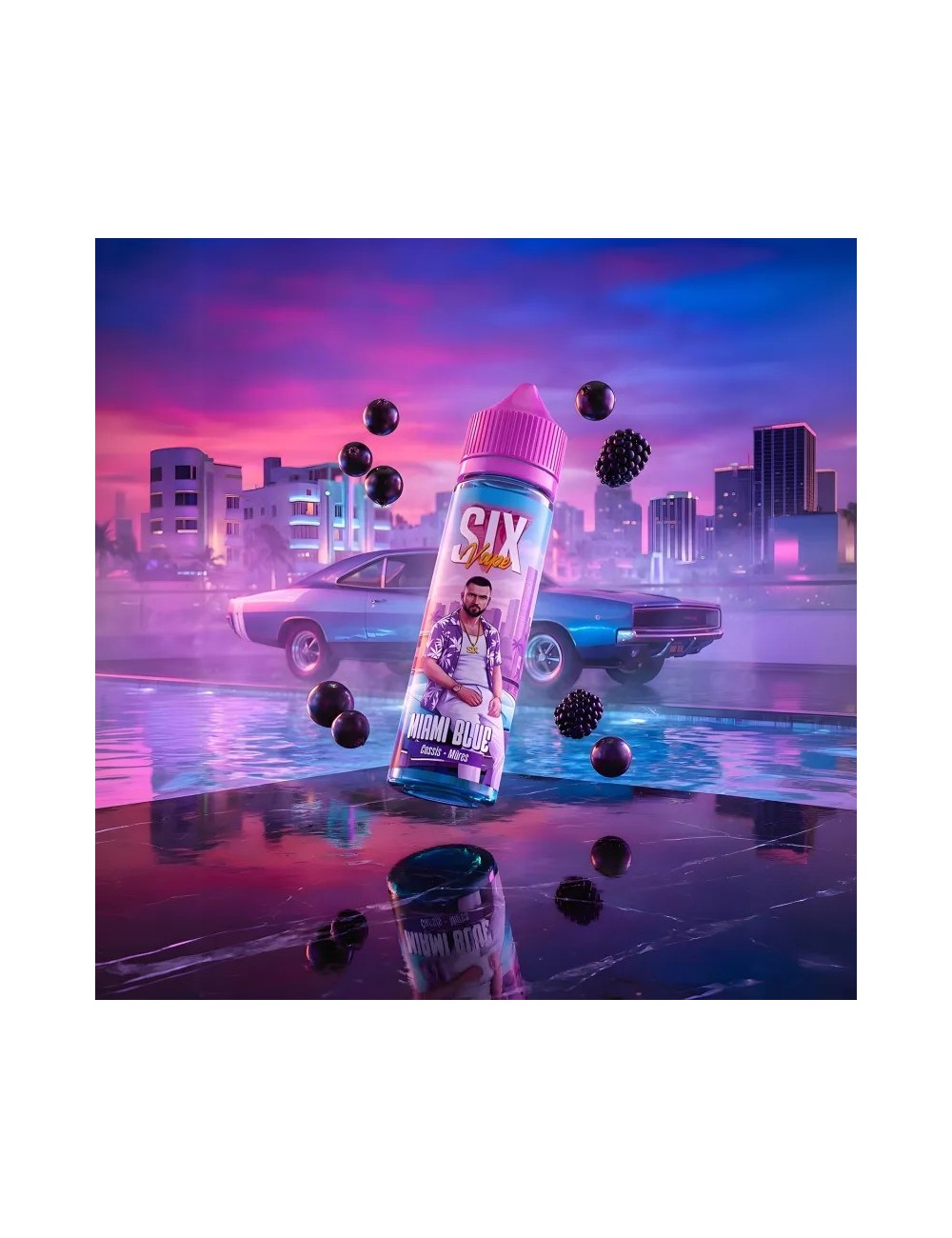 MIAMI BLUE - Six Vape 50ml