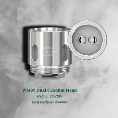 Resistance Dual HM02 015 ohm Gnome  - Wismec