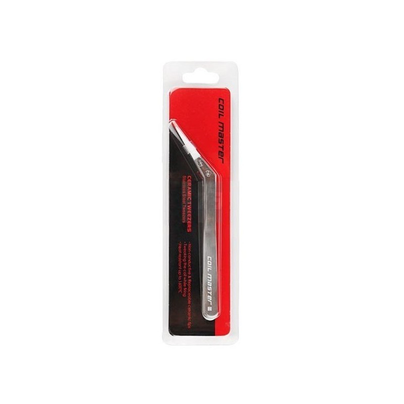 Ceramic Tweezers (Bent) Coil Master