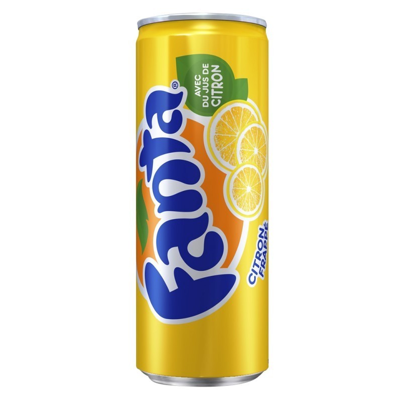 Boite Fanta Citron Frappé 33 cl