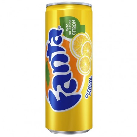 Boite Fanta Citron Frappé 33 cl