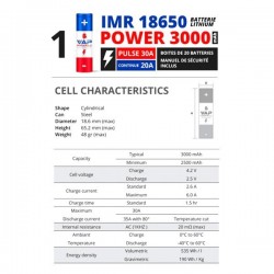 Accu IMR 18650 Power 4200mAh - Vap Procell