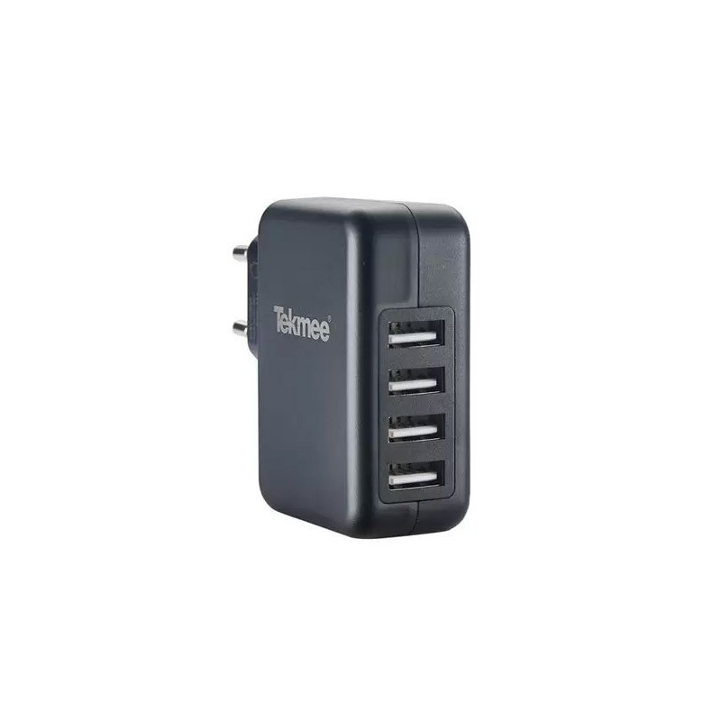 Secteur Mural 4 Ports USB 4.8A - Tekmee