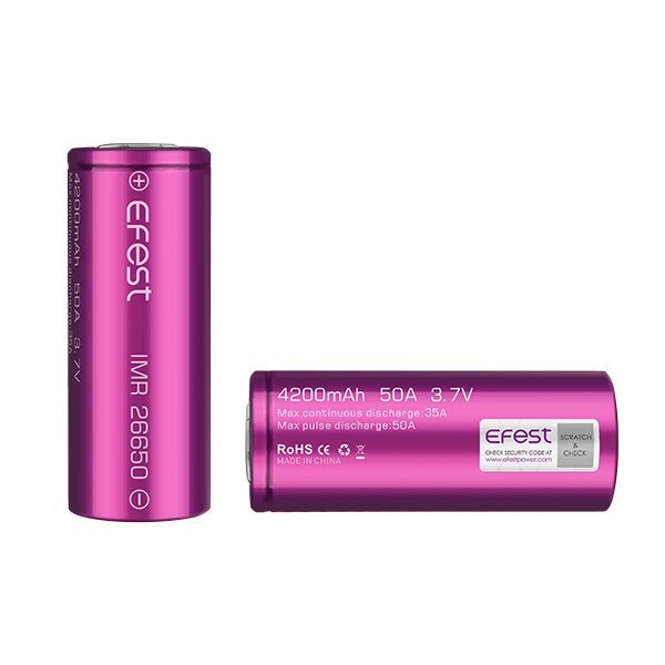 Accu 26650 EFEST 4200MAH 50A