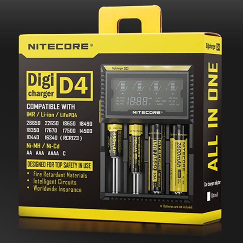 Chargeur Accus Nitecore D4